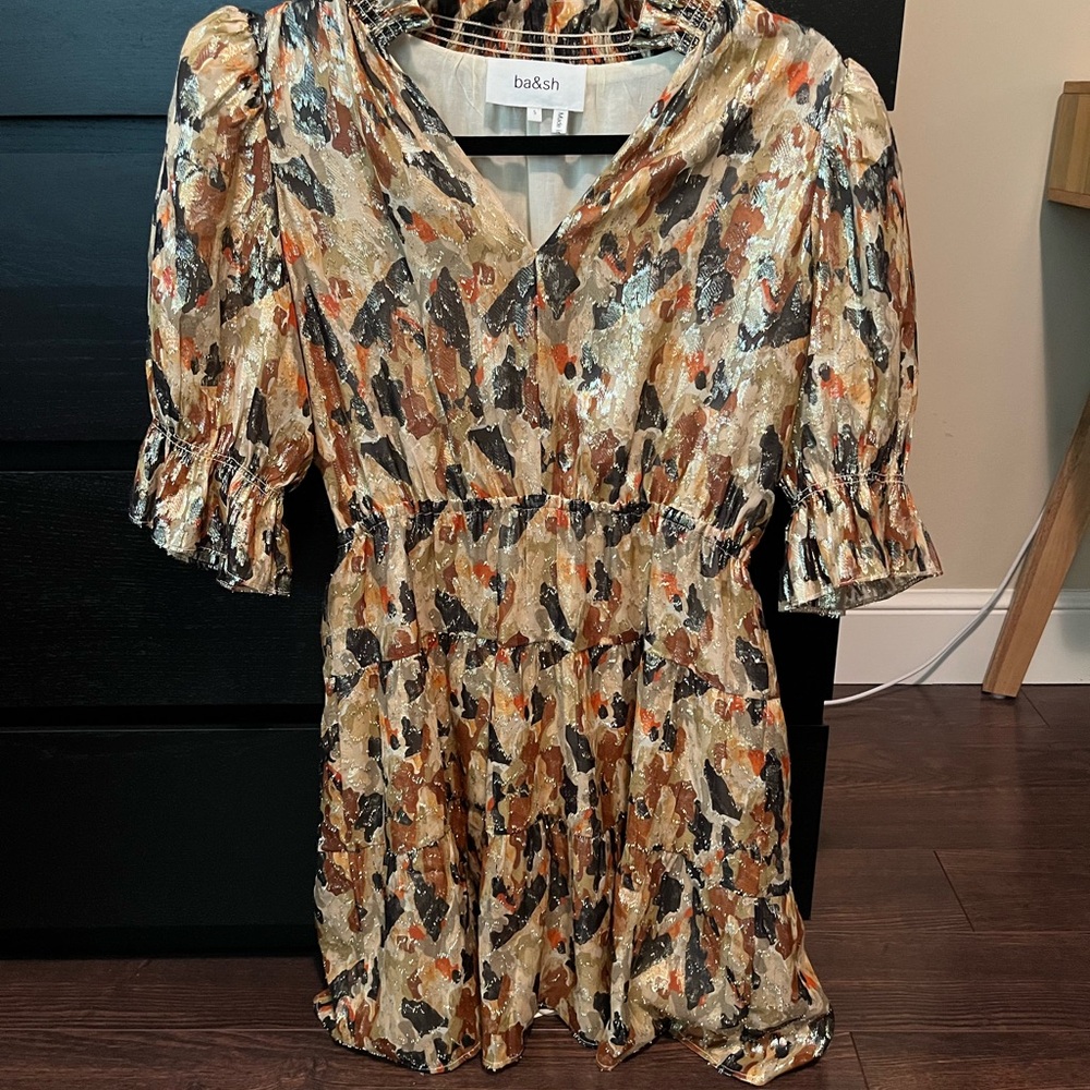 ba&sh Multicolor Abstract Dress